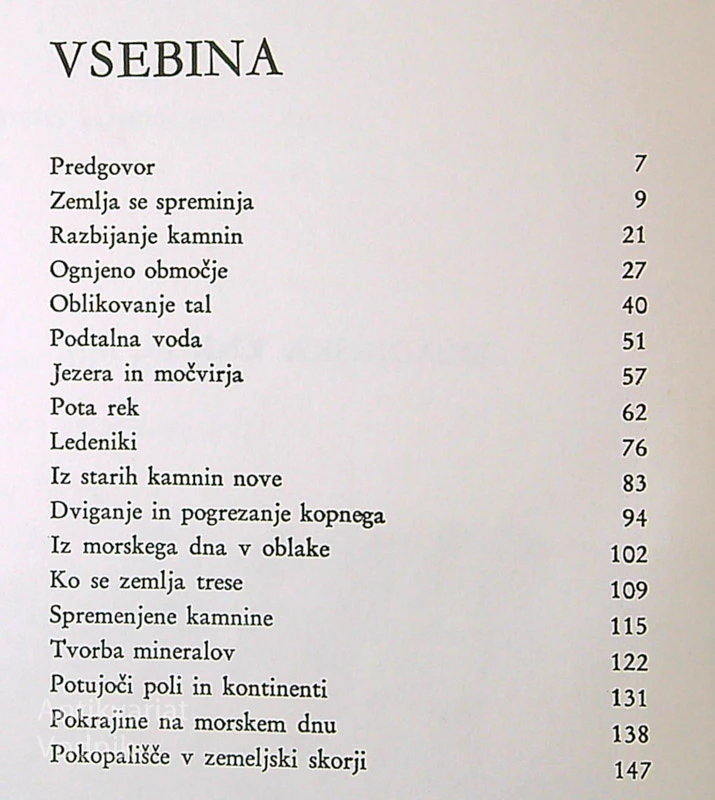 SKRIVNOSTI ZEMLJE; GEOLOŠKE SPREMEMBE SKOZI STOLETJA, Jerome Wykoff