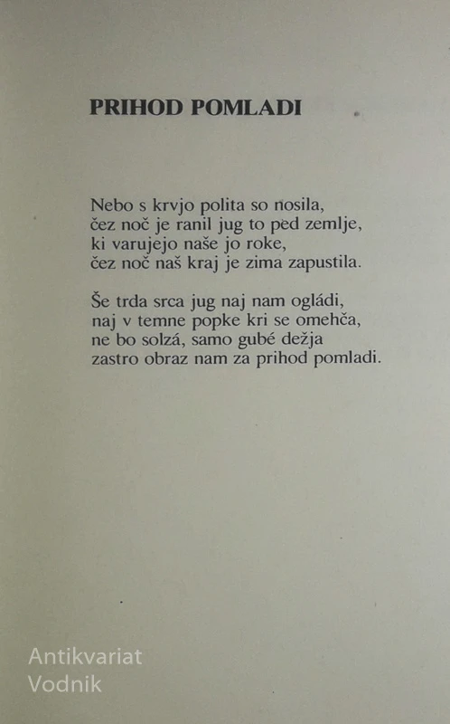 MUŽEVNA STEBLIKA, France Balantič