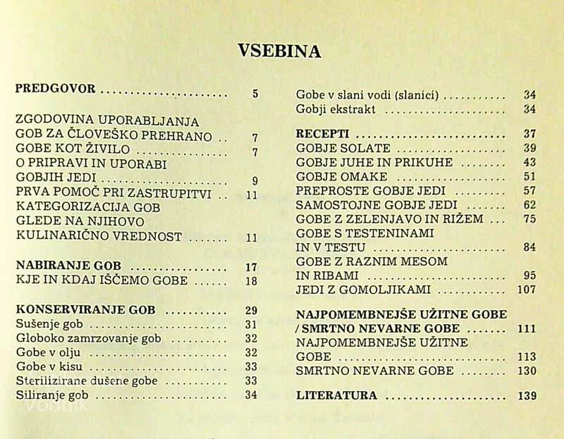 GOBARJEVA KUHINJA; NABIRANJE, KONSERVIRANJE IN RECEPTI, R. Božac in S. Mužic