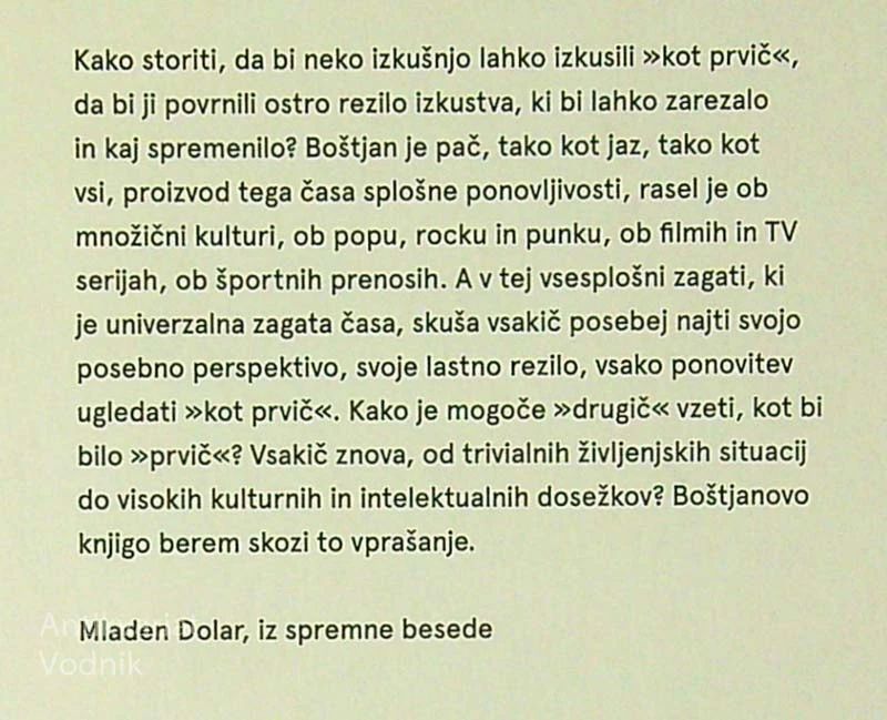 PARTÍJA; ESEJI, Boštjan Narat