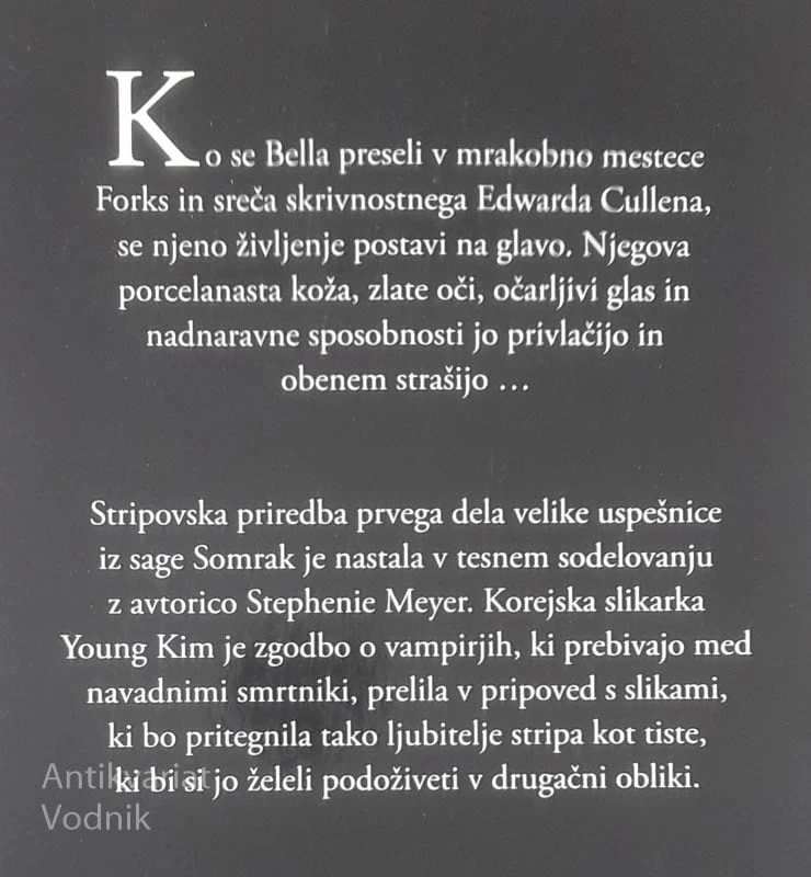SOMRAK; ROMAN V STRIPU 1.DEL, Stephanie Meyer