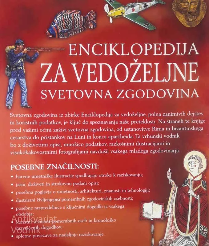 ENCIKLOPEDIJA ZA VEDOŽELJNE; SVETOVNA ZGODOVINA