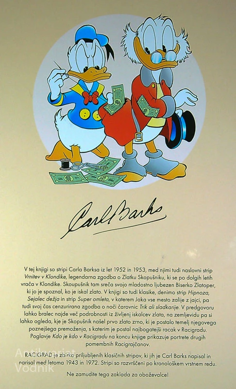 RACIGRAD; VRNITEV V KLONDIKE IN DRUGE ZGODBE IZ LET 1952 IN 1953, Carl Barks