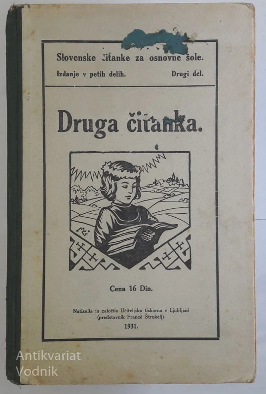 SLOVENSKE ČITANKE ZA OSNOVNE ŠOLE – DRUGA ČITANKA, E. Gangl