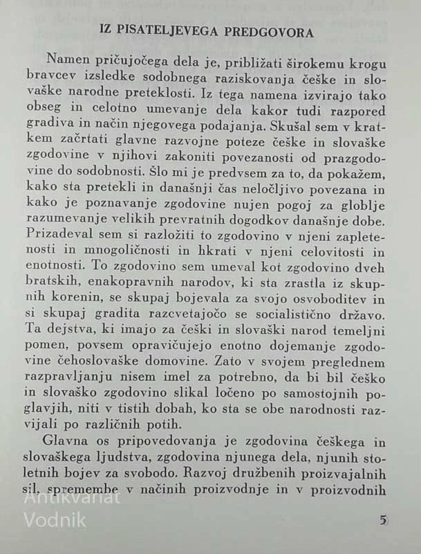 ZGODOVINA ČEHOV IN SLOVAKOV, Vaclav Husa