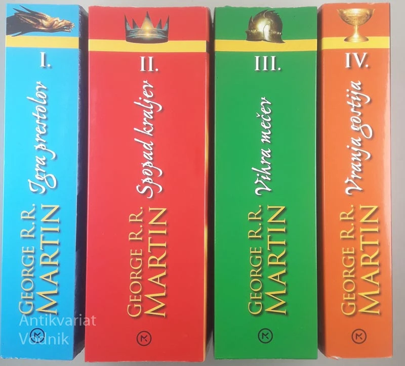 PESEM LEDU IN OGNJA I – IV, George R. R. Martin