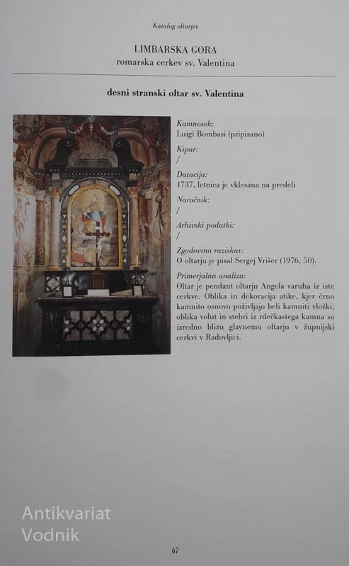 BAROČNI ČRNI OLTARJI LJUBLJANSKIH KAMNOSEŠKIH DELAVNIC, Nataša Polajnar Frelih