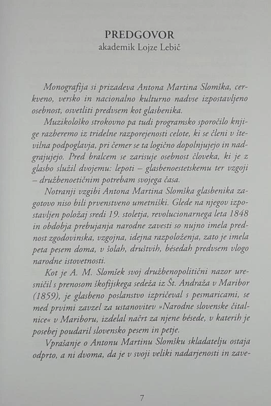 GLASBENA DEJAVNOST ANTONA MARTINA SLOMŠKA, Štefan Alojz Ferenčak