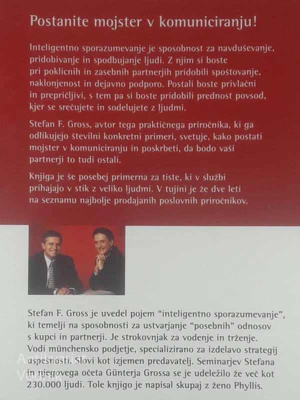UMETNOST INTELIGENTNEGA SPORAZUMEVANJA, Stefan F. Gross