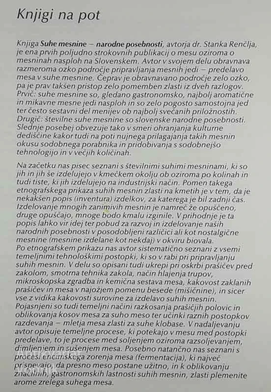 SUHE MESNINE, NARODNE POSEBNOSTI, Stanko Renčelj