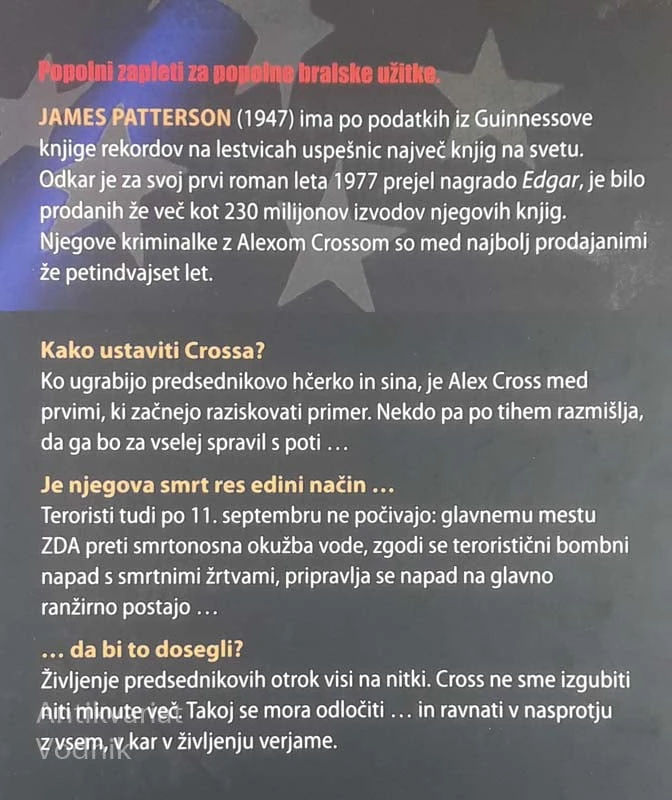 UBITI ALEXA CROSSA, James Patterson
