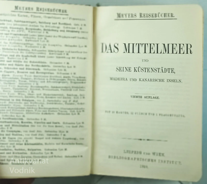 MITTELMEER, Meyers Reisebuecher