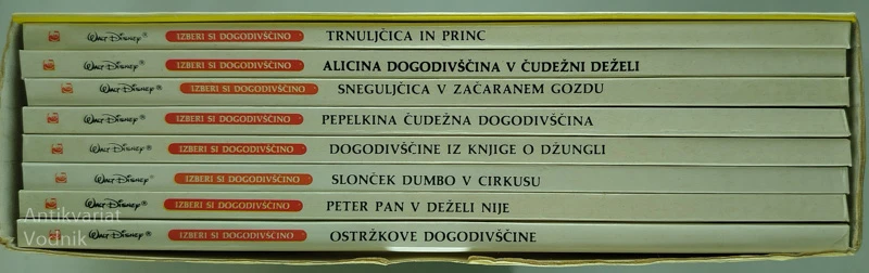 WALT DISNEY IZBERI SI DOGODIVŠČINO
