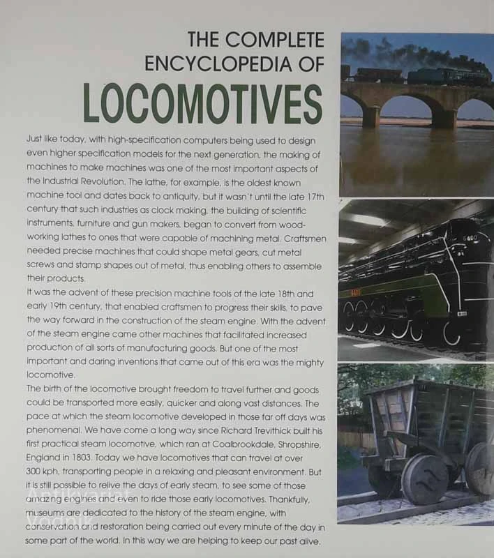 THE COMPLETE ENCYCLOPEDIA OF LOCOMOTIVES, Alan Kent