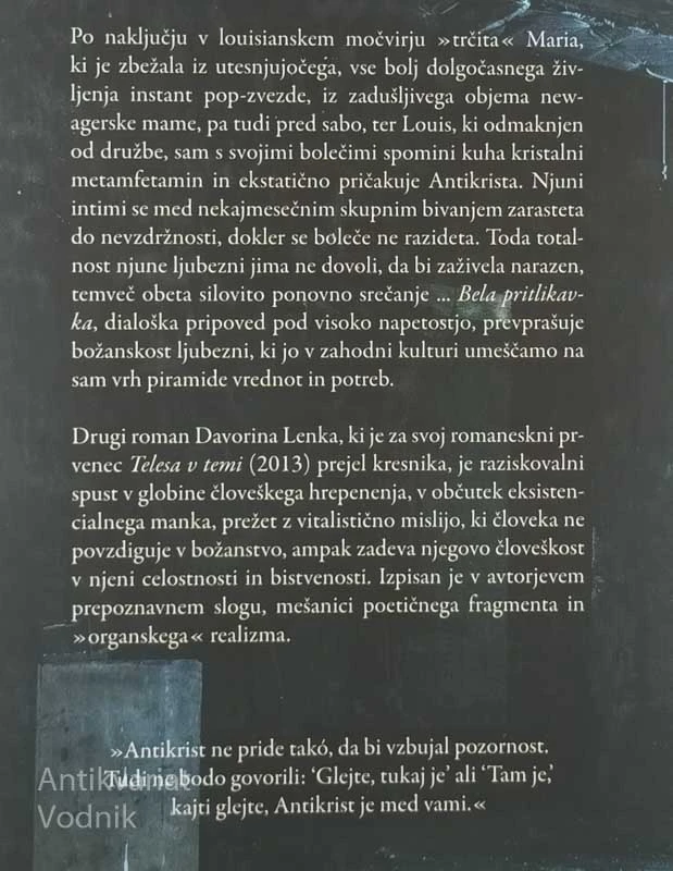 BELA PRITLIKAVKA, Davorin Lenko
