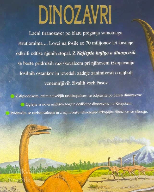 NAJLEPŠA KNJIGA O DINOZAVRIH, Michael Bonton
