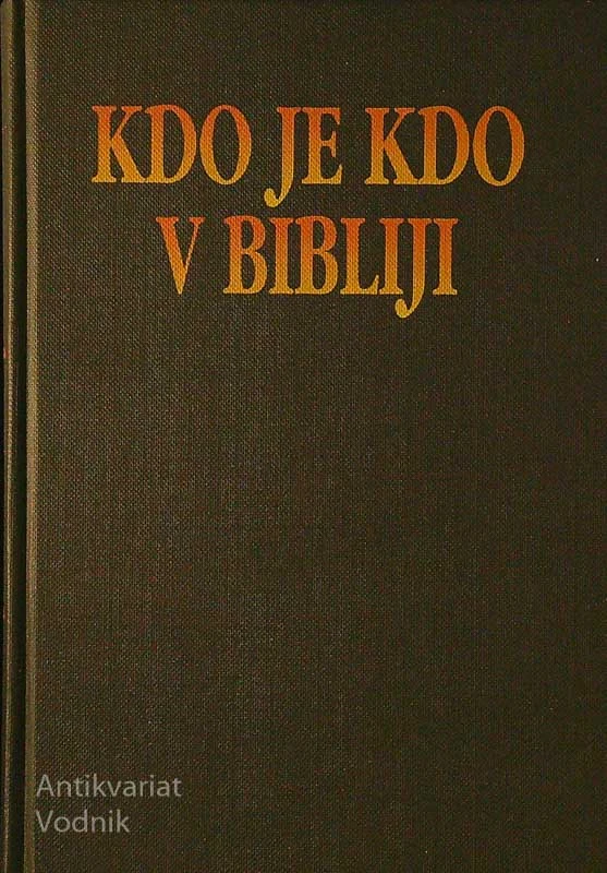 KDO JE KDO V BIBLIJI, Peter Calvocoressi