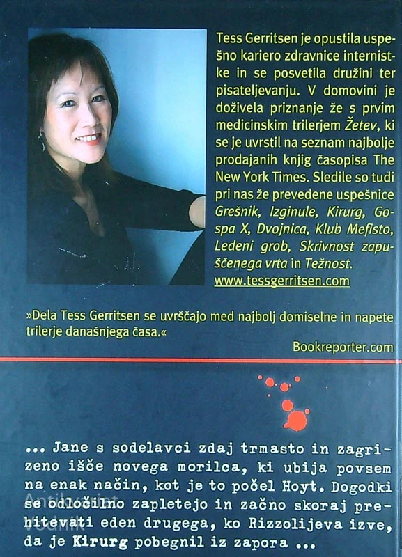 VAJENEC, Tess Gerritsen