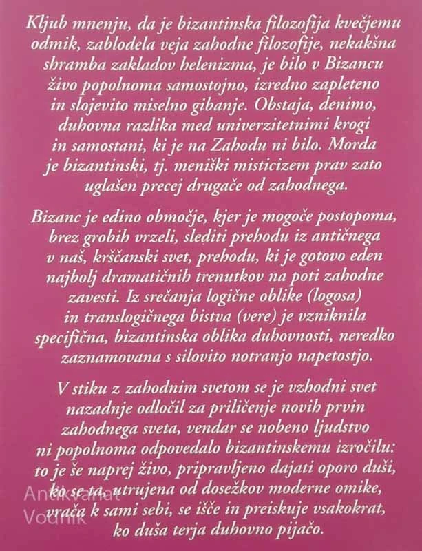 BIZANTINSKA FILOZOFIJA, Vasilios Tatakis