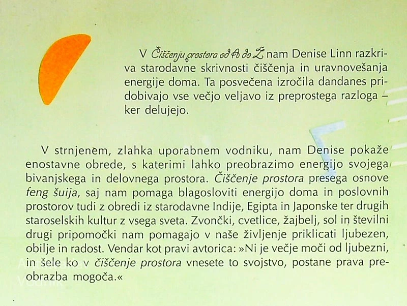 ČIŠČENJE PROSTORA OD A DO Ž, Denise Linn