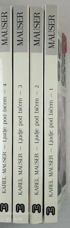 LJUDJE POD BIČEM, 4 knjige, Karl Mauser