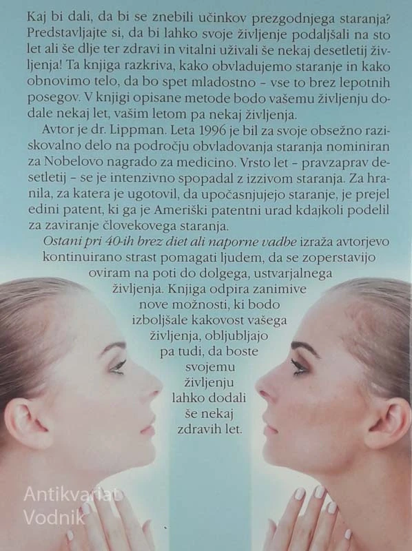 OSTANI PRI 40-IH BREZ DIET ALI NAPORNE VADBE, dr. Richard Lippman