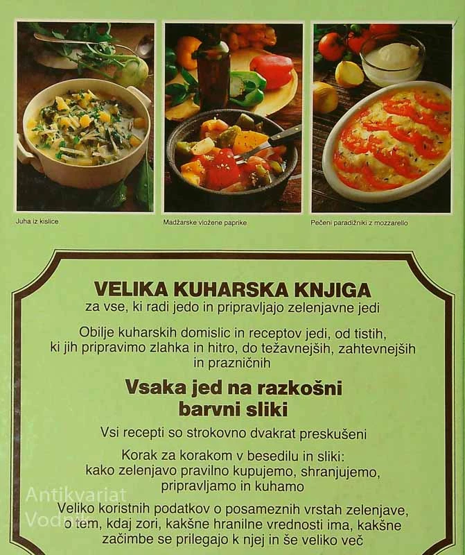 ZELENJAVNE JEDI, več avtorjev