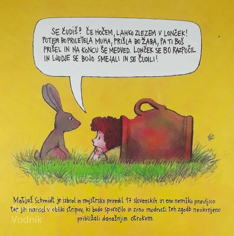 SLOVENSKE PRAVLJICE (IN ENA NEMŠKA) V STRIPU, Matjaž Schmidt