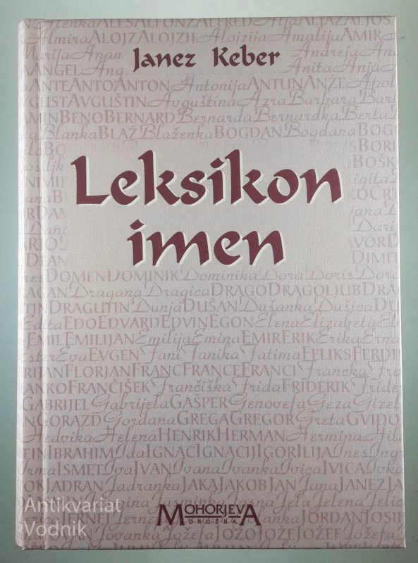 LEKSIKON IMEN, Janez Keber