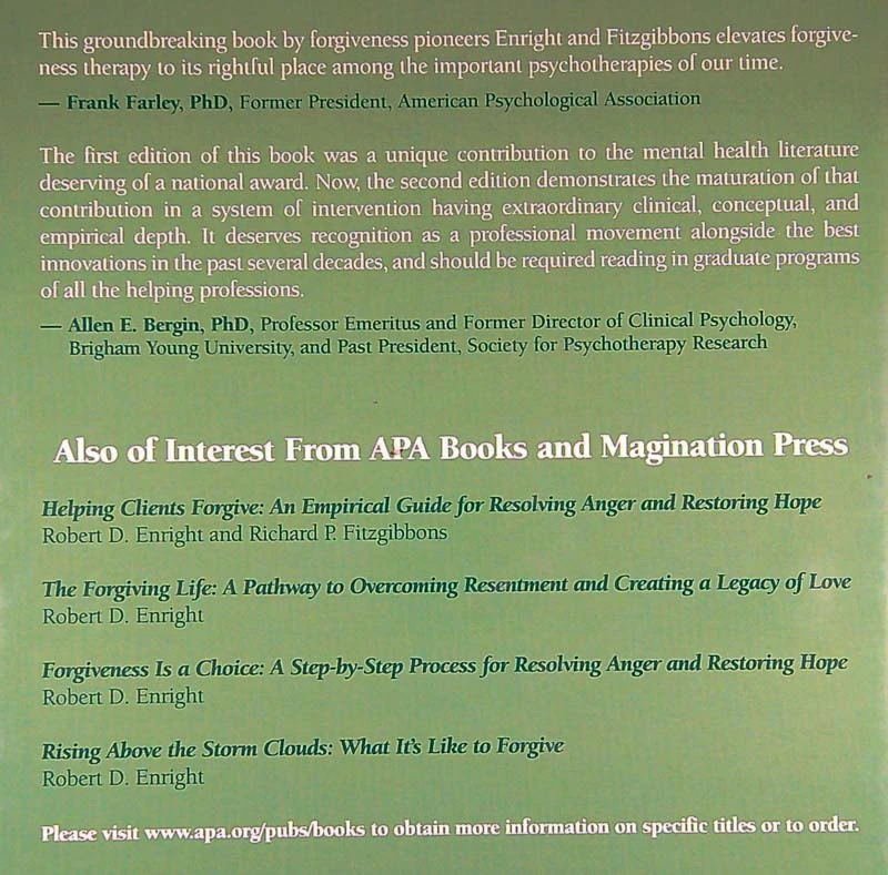 FORGIVENESS THERAPY, več avtorjev