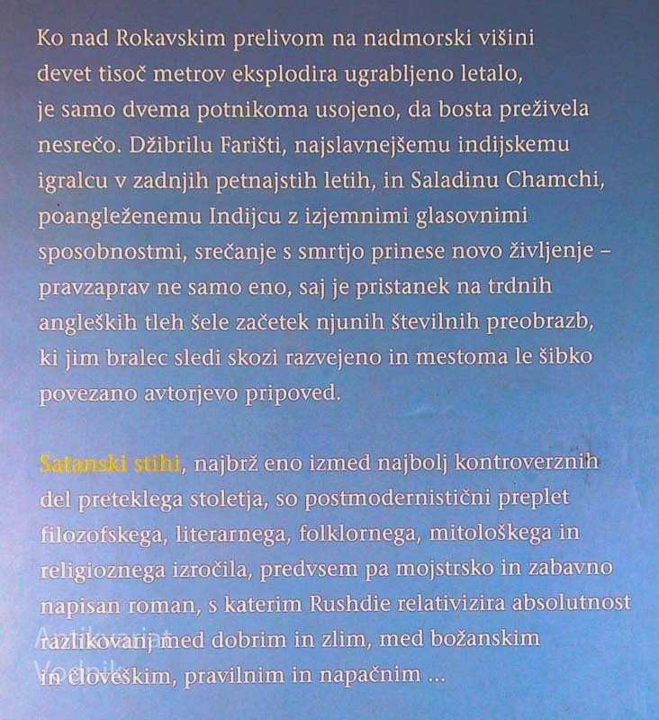 SATANSKI STIHI, Salman Rushdie