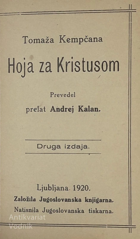 HOJA ZA KRISTUSOM