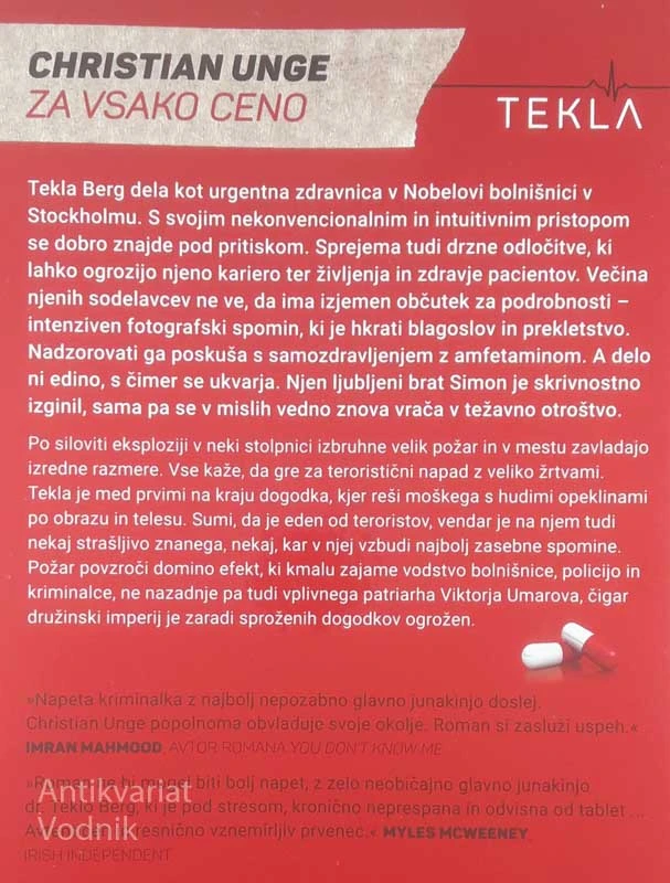 ZA VSAKO CENO, Christian Unge