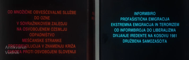 BOJEVNIKI ZA MIR; V PLAMENIH VOJNE in HLADNA IN POSEBNA VOJNA, več avtorjev