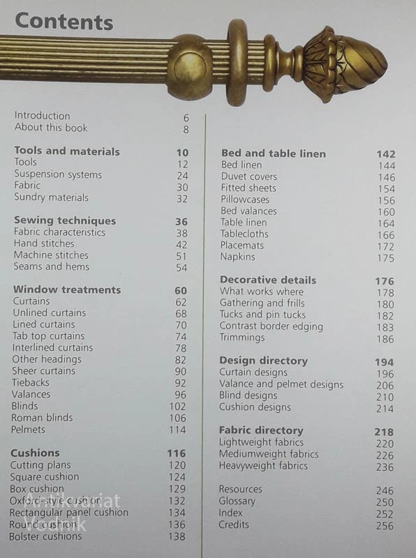 BIBLE OF SEWING TECHNIQUES FOR HOME DECOR, Julia Bunting