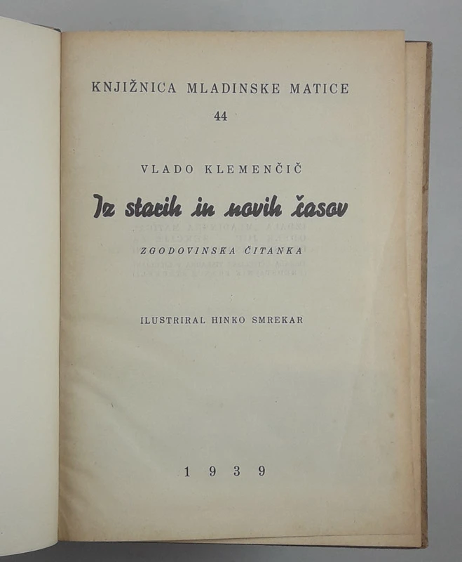 IZ STARIH NOVIH ČASOV, Vlado Klemenčič