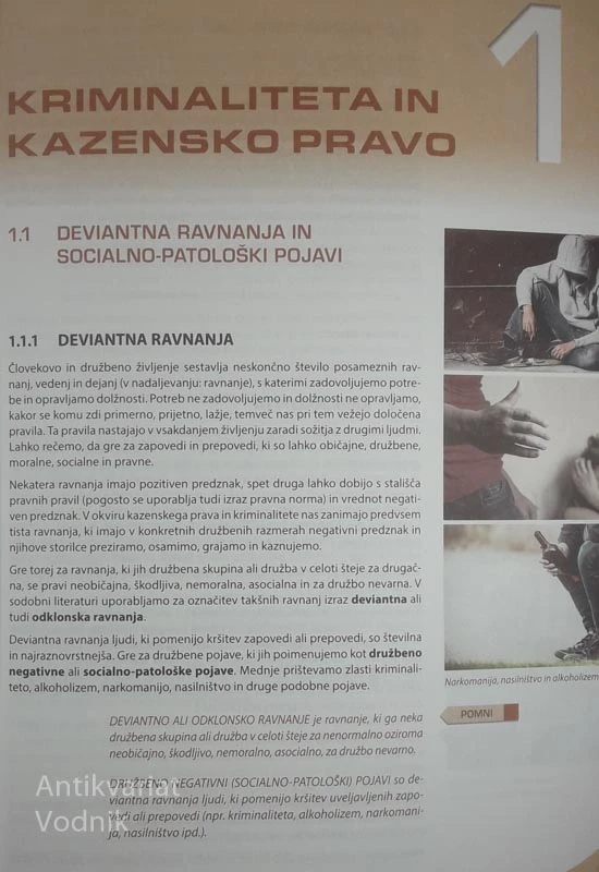 KAZNIVA DEJANJA IN KRIMINALISTIKA, Sara Trstenjak in Janez Rozman