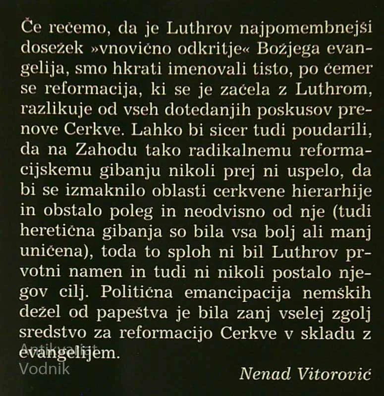 IZBRANI SPISI, Martin Luther