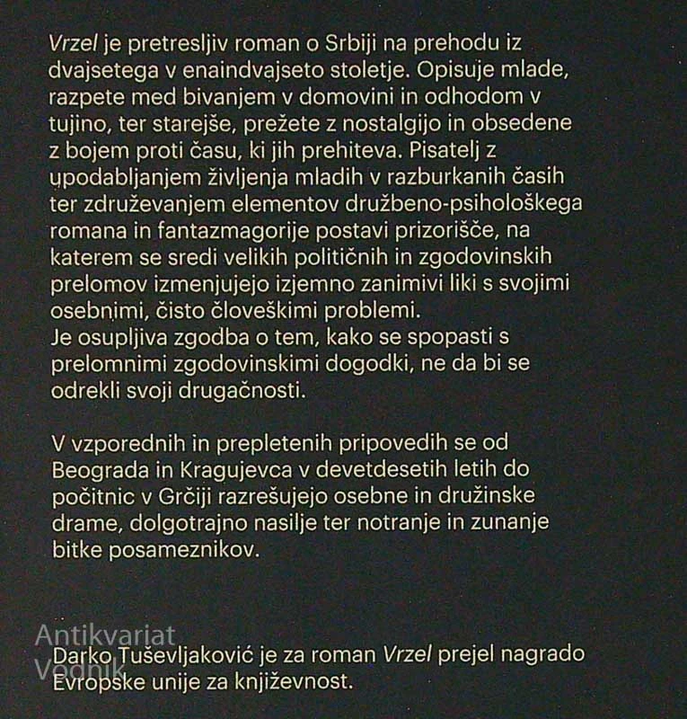 VRZEL, Darko Tuševljaković