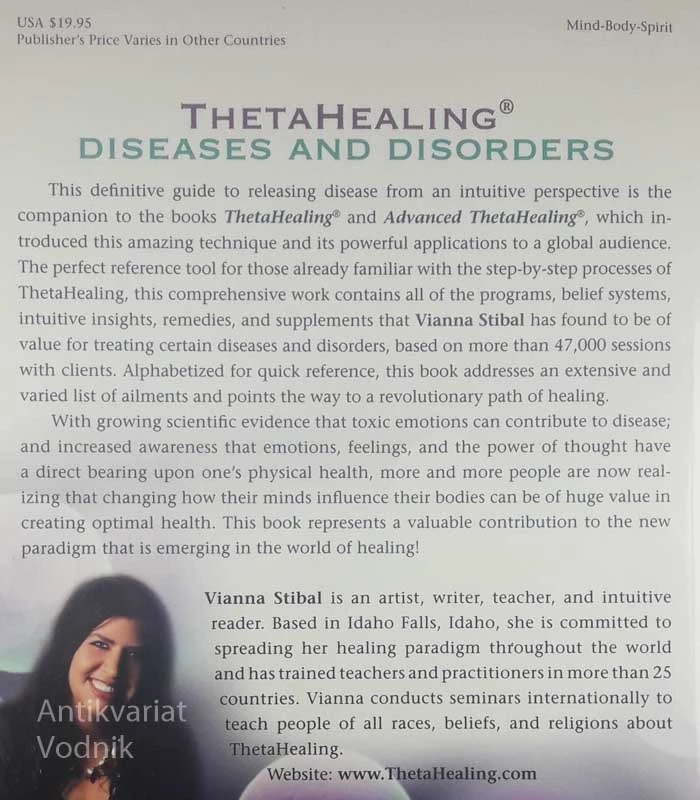 THETA HEALING DISEASES AND DISORDERS, Vianna Stibal