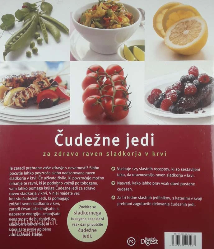 ČUDEŽNE JEDI ZA ZDRAVO RAVEN SLADKORJA V KRVI, Reader’s Digest