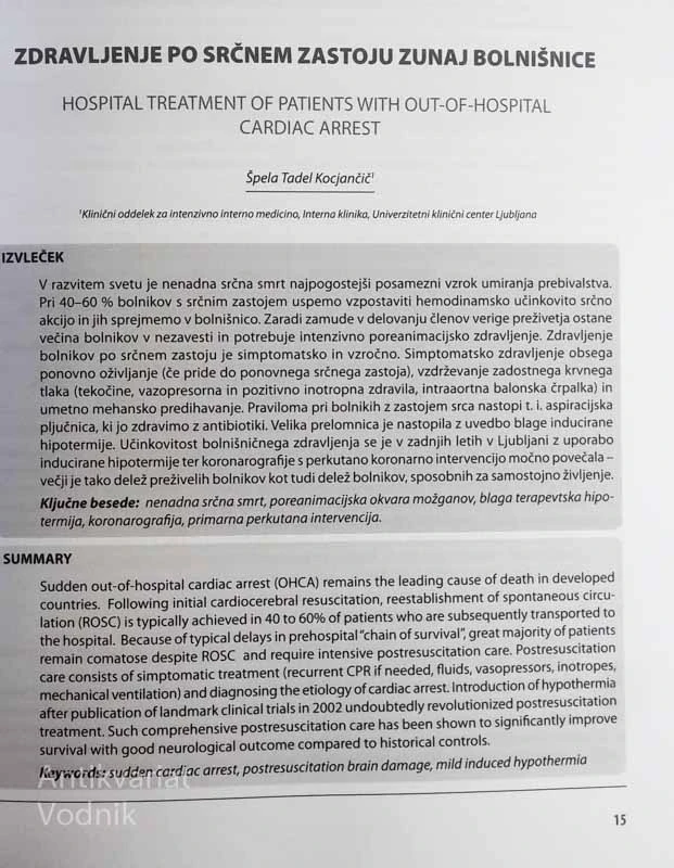 IZBRANA POGLEVJA IZ INTERNE MEDICINE, urednika Zlatko Fras, Pavel Poredoš