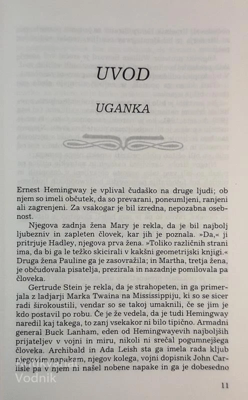 TO JE BIL HEMINGWAY, Denis Brian
