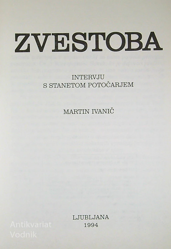 ZVESTOBA, Stane Potočar