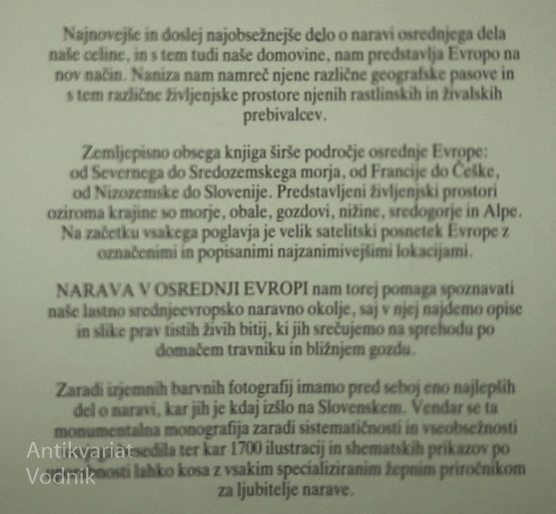 NARAVA V OSREDNJI EVROPI