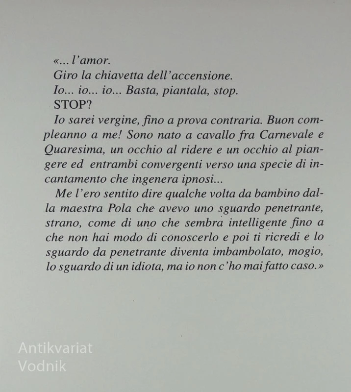 SUICIDI DOVUTI, Aldo Busi