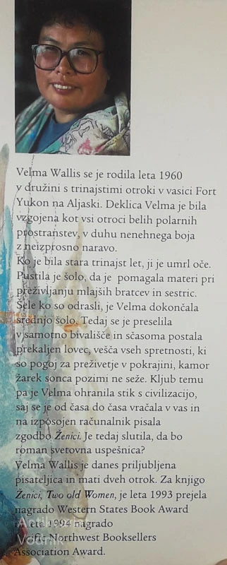 ŽENICI, Velma Wallis