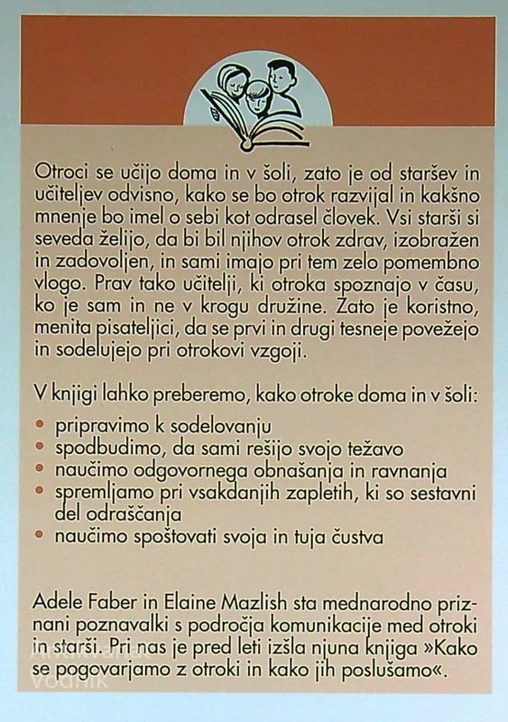 KAKO SE POGOVARJAMO Z OTROKI, DA SE LAŽJE UČIJO, več avtorjev