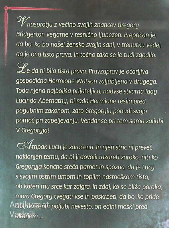 BLIŽA SE POROKA, Julia Quinn