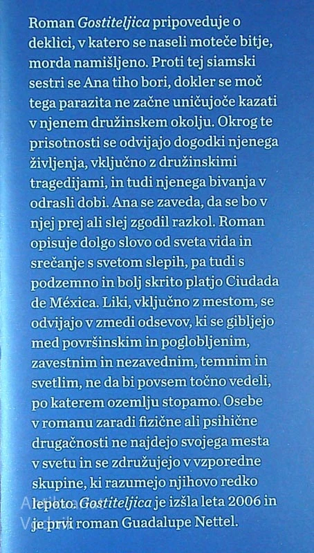 GOSTITELJICA, Guadalupe Nettel